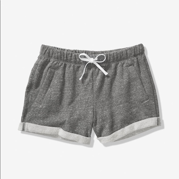 💕VS PINK GREY LOUNGE BOYFRIEND SHORTS - Picture 4 of 5